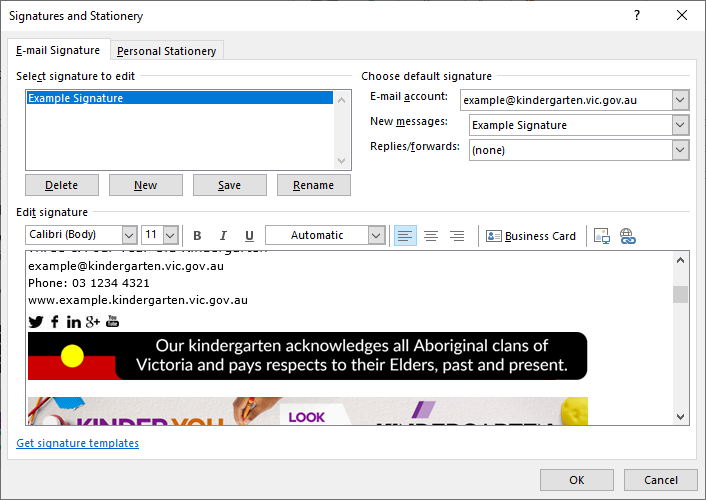 Tip – Add the Kindergarten Tick to your email signature source image 10