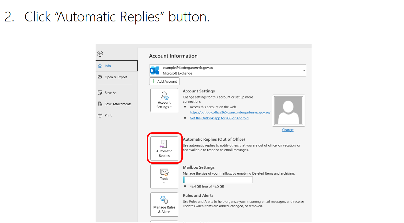 How to create Out Of Office autoreply source image 6