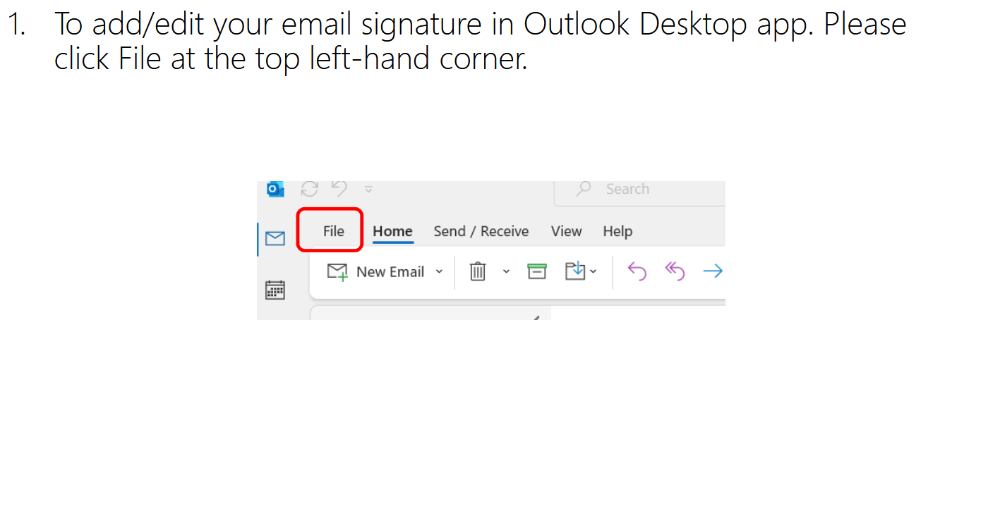How to Add email signature to Outlook Web & Desktop source image 5