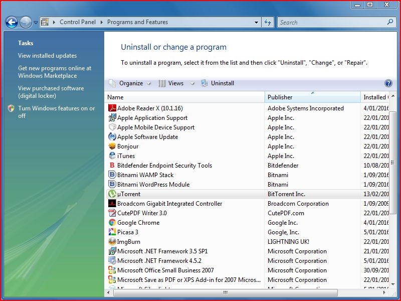 Turning off peer-to-peer software source image 5