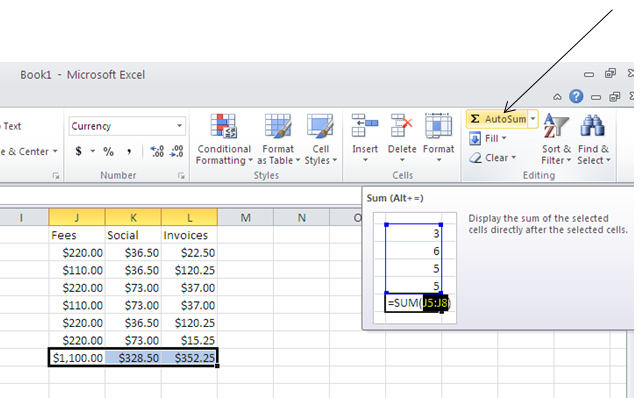 Format & Sum currency data in a Spreadsheet source image 5