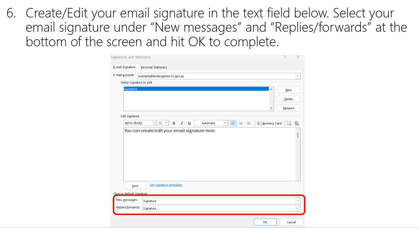 How to Add email signature to Outlook Web & Desktop source image 10