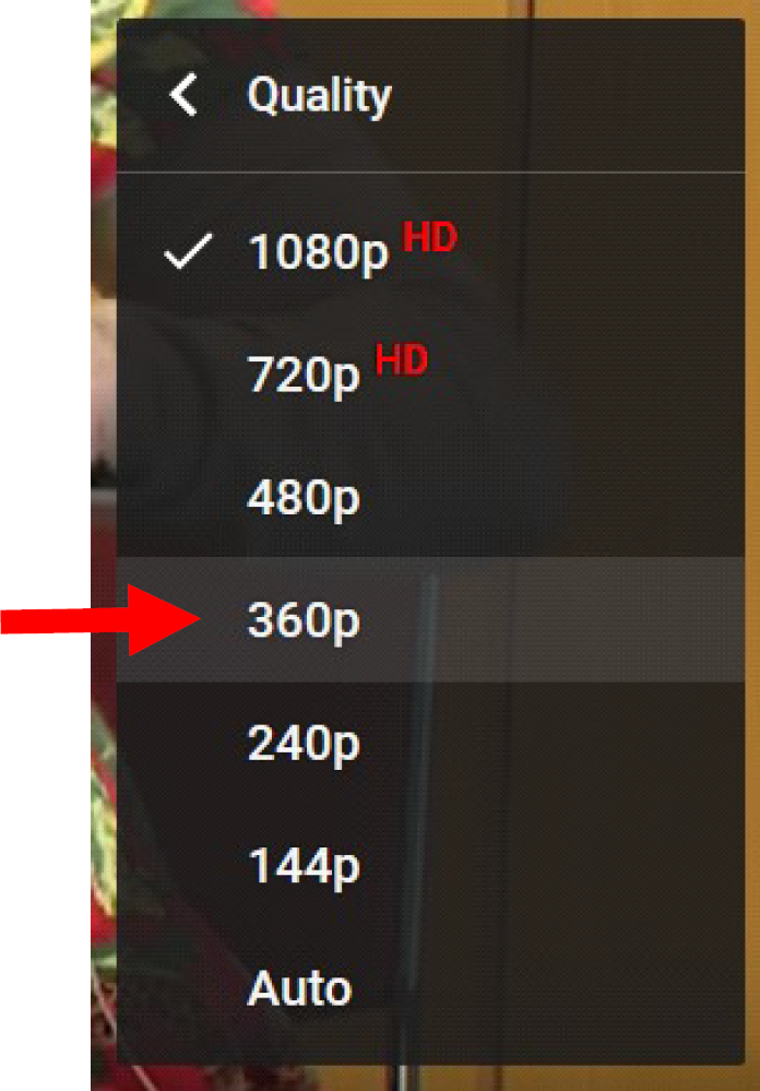 How do I reduce/change video quality in YouTube? source image 3