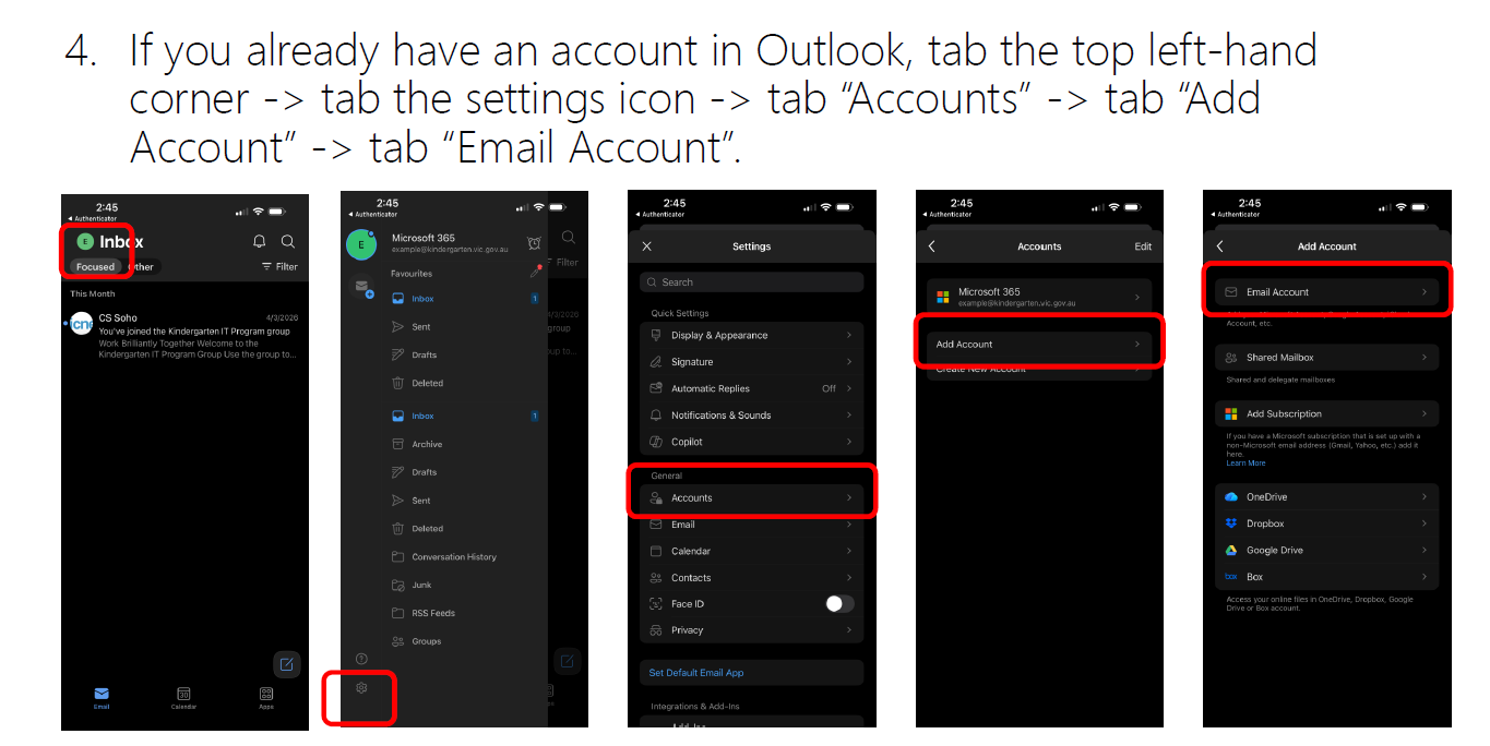 iPhone Outlook source image 5