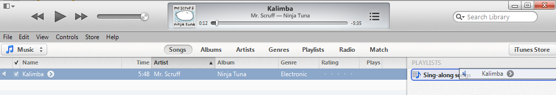 Create a song playlist in iTunes to play on an iPad source image 4