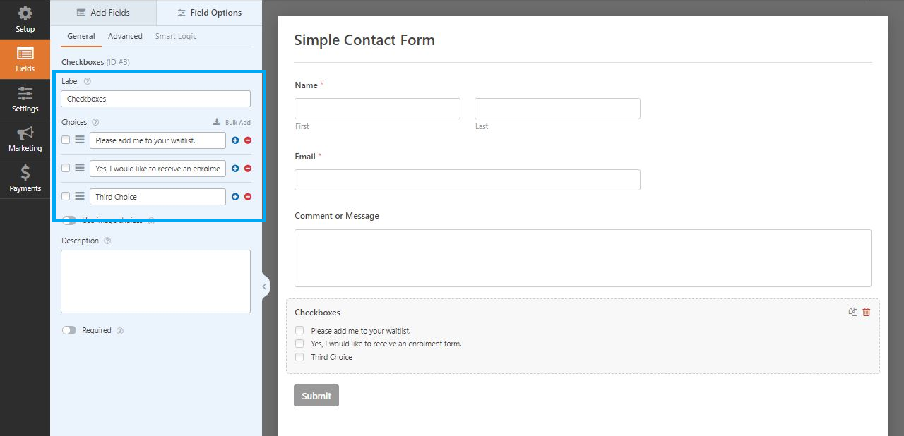 Build a basic WordPress contact form source image 9