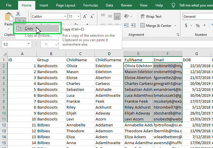 Tip – Create Outlook Contact Groups from an Excel spreadsheet (quick copy/paste method) source image 4