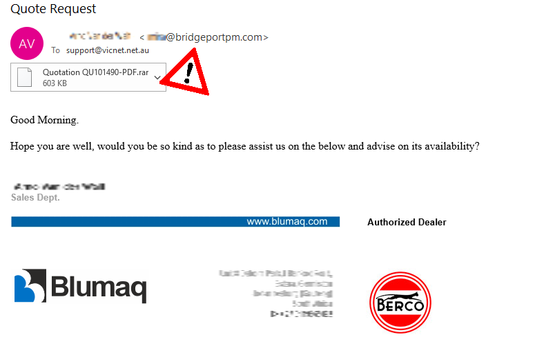 Tip – How to avoid security threats from email attachments source image 1