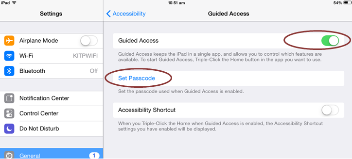 Lock an iPad into one App source image 2