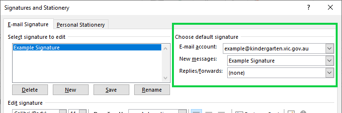 Tip – Add the Kindergarten Tick to your email signature source image 11