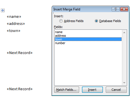 Create Letters or Labels using Mail Merge Wizard source image 5