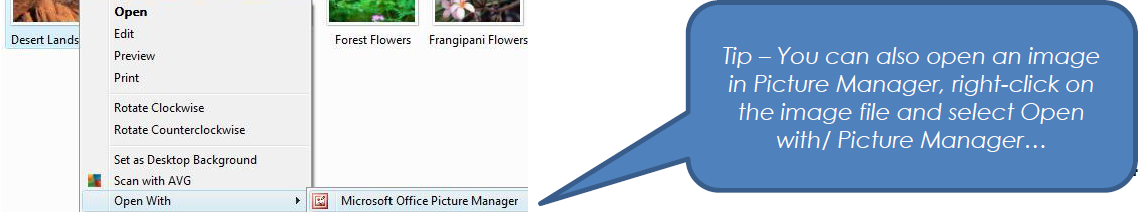 Photo editing with Picture Manager source image 3