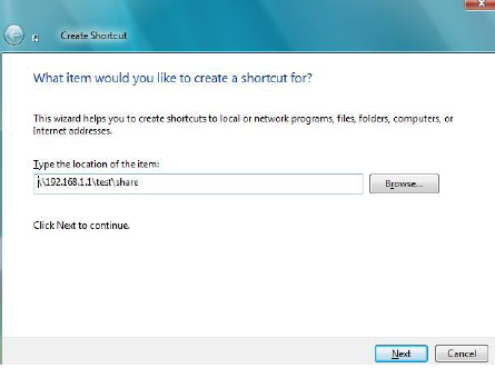Create a shared network space with an external hard drive and a modem source image 6