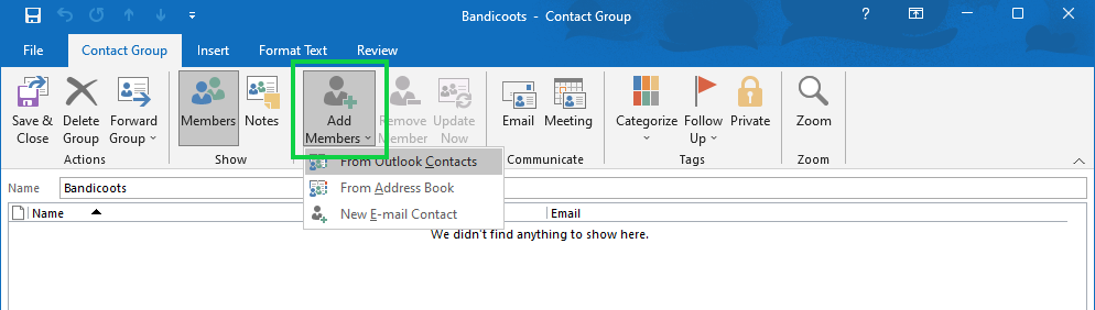 Tip – Create Outlook Contact Groups from an Excel spreadsheet (quick copy/paste method) source image 6