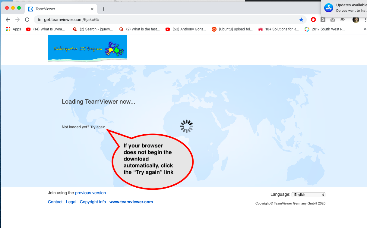 How to install the KITP’s version of TeamViewer on a Mac source image 2