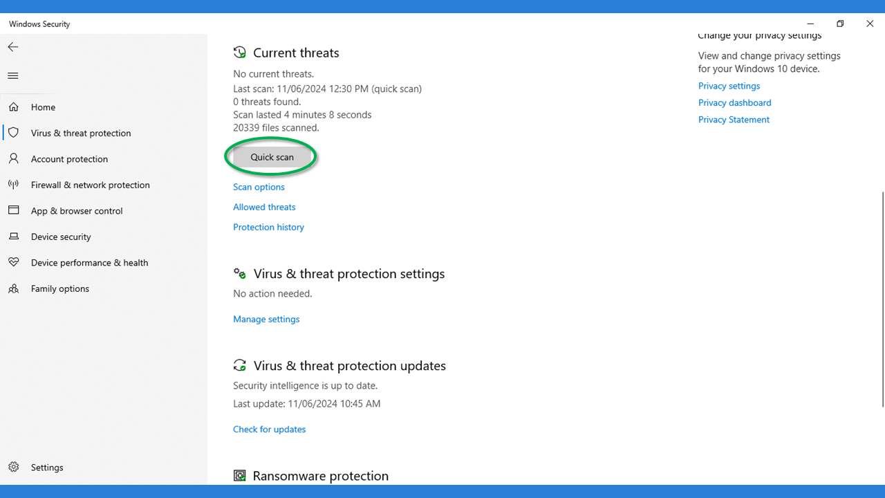 Tip – Scan your PC with Windows Security source image 3