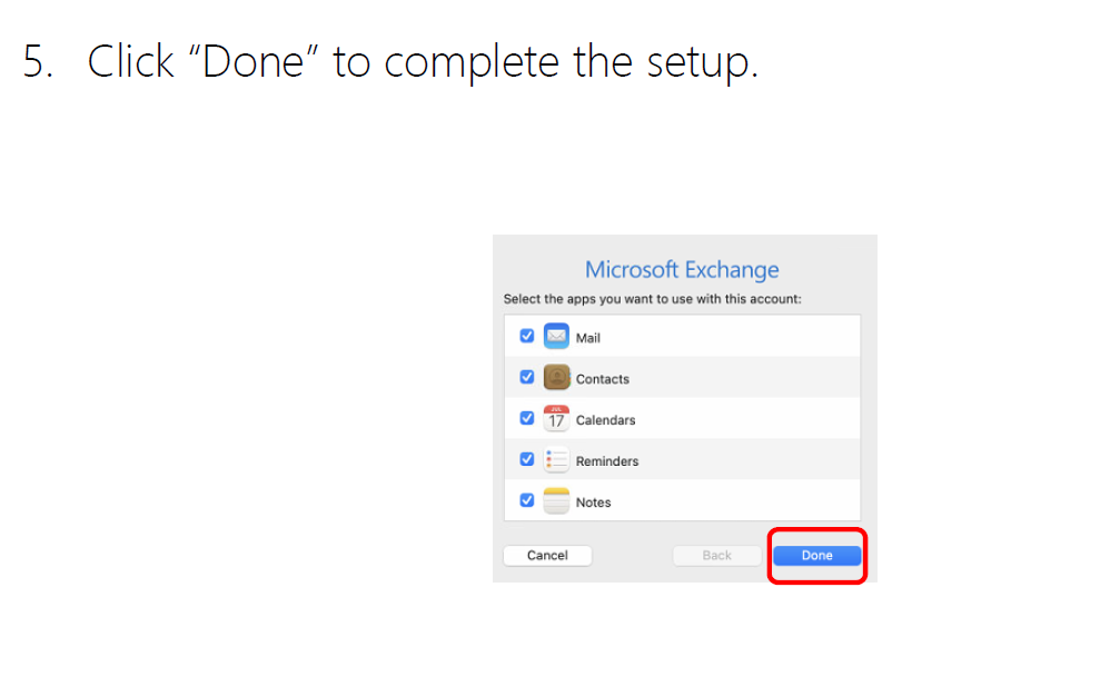 Access 365 email account in Mac Mail app source image 6