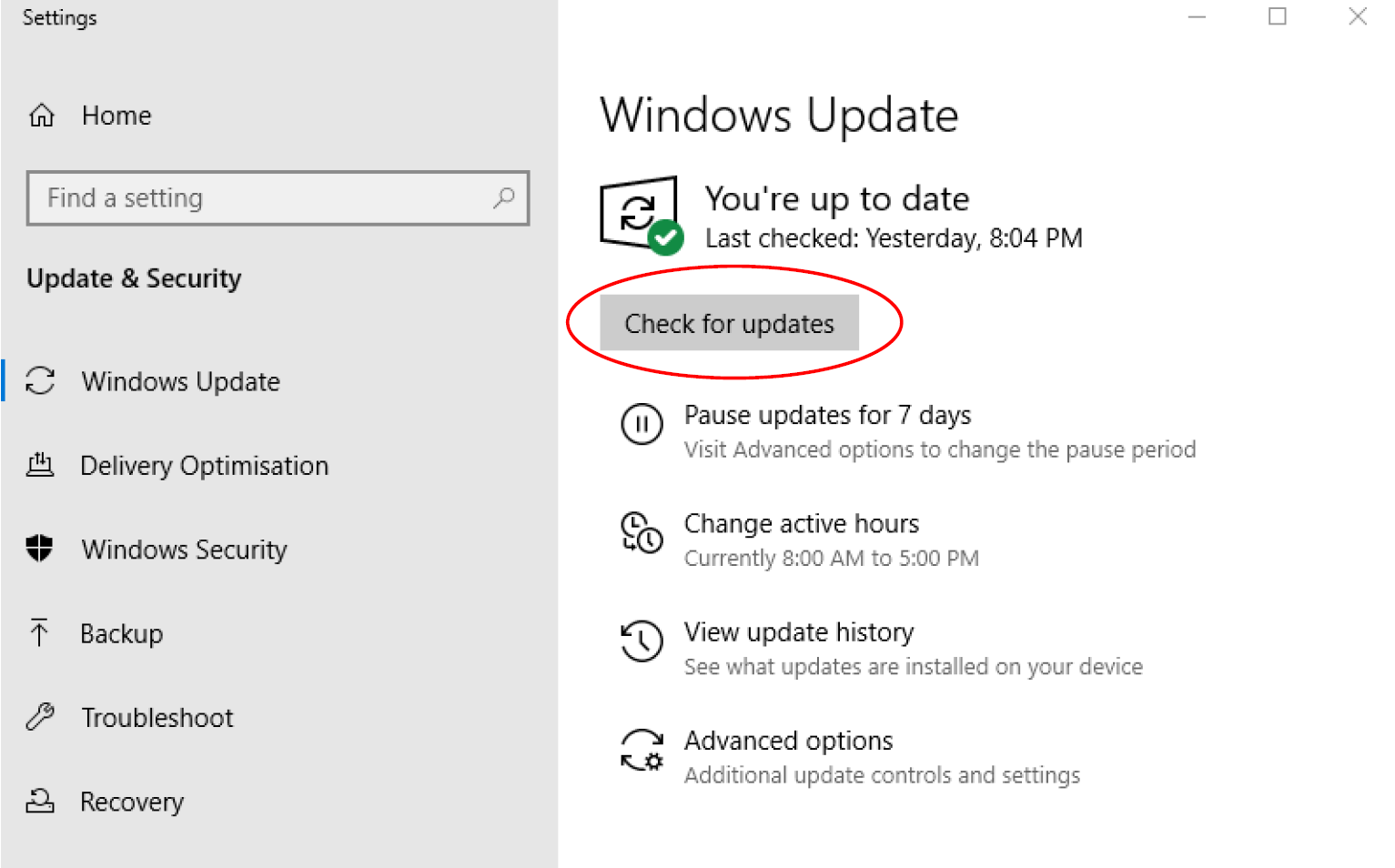 Windows 10: A guide to the updates source image 3