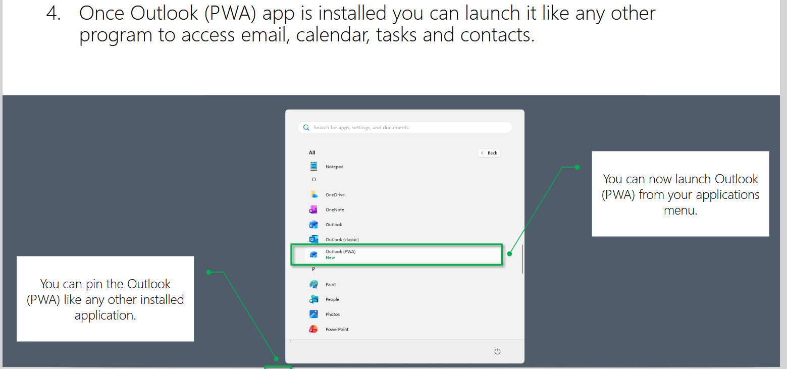 Outlook Progressive Web App for Edge/Chrome source image 4