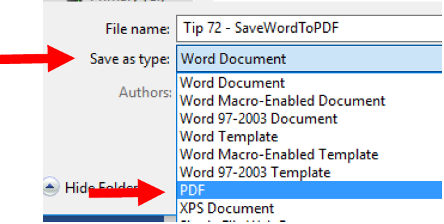 How to save Word document to PDF format? source image 2