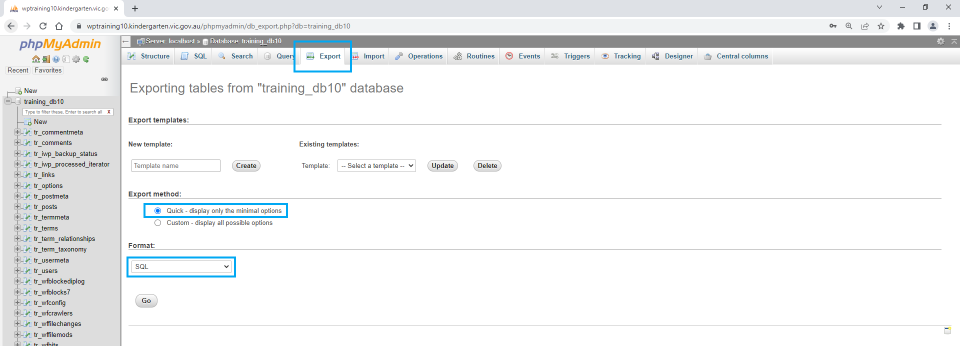 Tip – Making a WordPress file & database backup source image 4