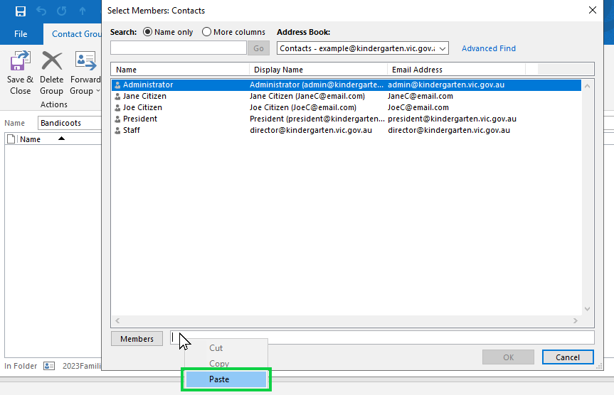 Tip – Create Outlook Contact Groups from an Excel spreadsheet (quick copy/paste method) source image 7