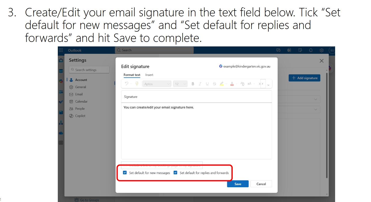 How to Add email signature to Outlook Web & Desktop source image 4